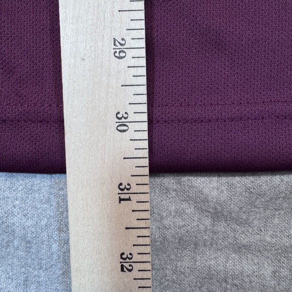 Nike Dri-FIT Shirt Mens Large Coaches Football Running Performance Maroon FJ9570 - Picture 6 of 14